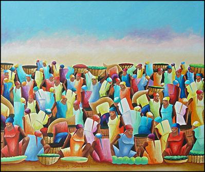 Market Day by Dupuy Sanon