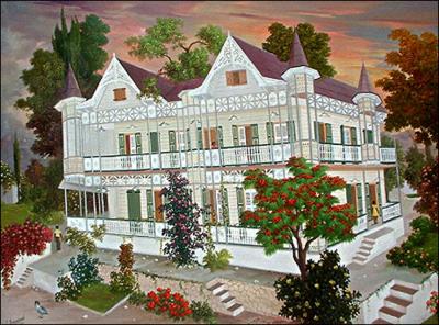 White Gingerbread House by Galland Semerand