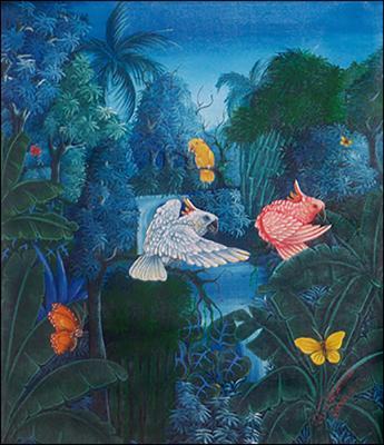 Birds and Butterflies by Gerald Plaisimond