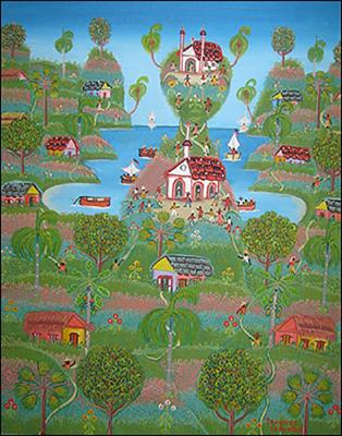 Imaginary Village by Jacques Lafontant