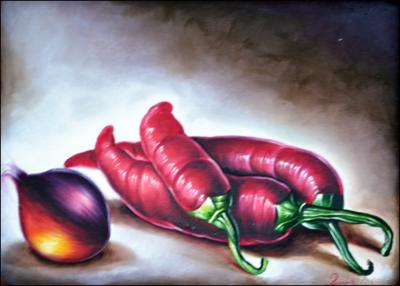Peppers and Onions by Yoandris Perez Batista