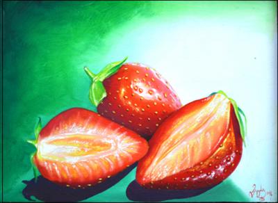 Strawberries by Yoandris Perez Batista