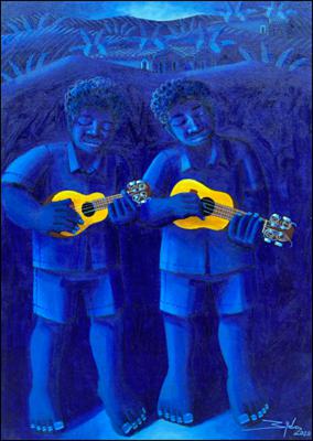 Two Guitars by Raimundo Santos