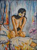Pillows and Nude (Almohadas y Desnudo) by Isidoro  Tejeda